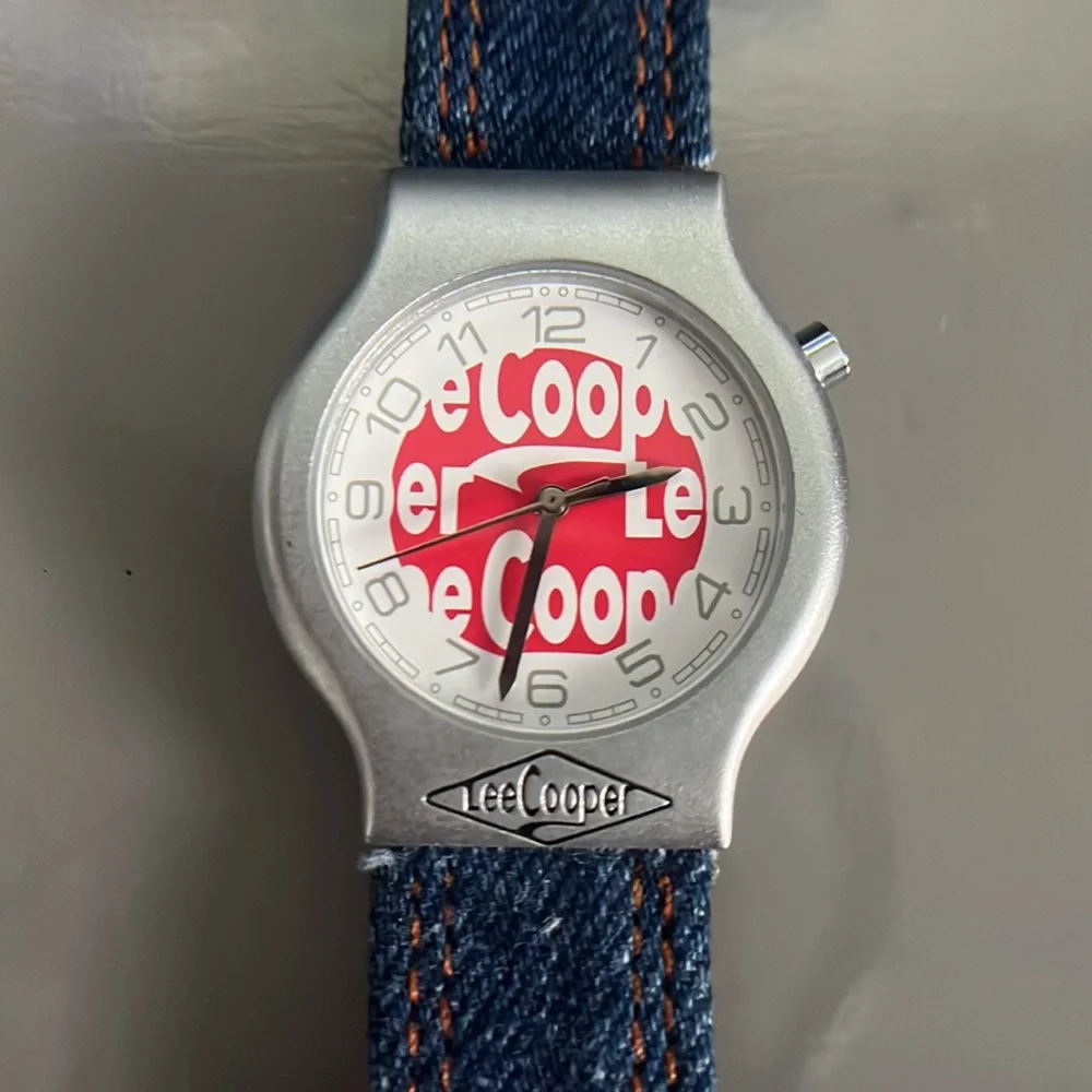 Lee Cooper Original Colour Time Watch - Denim Band